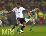 11.10.2016, Fussball WM-Qualifikation Europa, 3. Spieltag Gruppe C, Deutschland - Nordirland, in der HDI-Arena Hannover. Sami Khedira (Deutschland) am Ball.