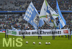 03.12.2016, Fussball 2.Bundesliga 2016/2017, 15.Spieltag, 1860 Mnchen gegen Dynamo Dresden, in der Allianz-Arena Mnchen. Danke an das Ehrenamt.