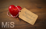 11.02.2017, am 14. Februar ist Valentinstag. Rotes Herz symbolisiert die Verliebtheit. 
  
