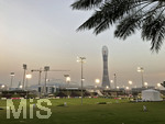 10.01.2017,   Doha (Katar). Sportzentrum Aspire Academy bei Doha,  Hotelturm 
