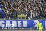 04.03.2017, Fussball 2.Bundesliga 2016/2017, 23.Spieltag, TSV 1860 Mnchen - FC St. Pauli, in der Allianz-Arena Mnchen, Die Nordkurve ist erstmals wieder mit allen Ultras gefllt.