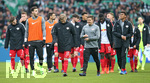 18.03.2017, Fussball 1.Bundesliga 2016/2017, 25.Spieltag, SV Werder Bremen - RB Leipzig, im Weserstadion Bremen. enttuscht Leipziger Spieler