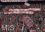 22.04.2017, Fussball 1.Bundesliga 2016/2017, 30.Spieltag, FC Bayern Mnchen - 1.FSV Mainz 05, in der Allianz-Arena Mnchen. Alles gegeben, der Lohn blieb verwehrt - Kopf hoch, wir sind stolz auf Euch!