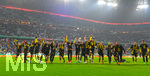 26.04.2017, Fussball DFB Pokal 2016/2017, Halbfinale. FC Bayern Mnchen - Borussia Dortmund, in der Allianz-Arena Mnchen. Schlussjubel der Dortmunder nach dem Sieg.