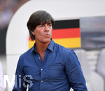 10.06.2017, Fussball Lnderspiel WM-Qualifikation, Deutschland - San Marino, im Stadion Nrnberg. Trainer Joachim Lw (Deutschland) nachdenklich.