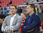 10.06.2017, Fussball Lnderspiel WM-Qualifikation, Deutschland - San Marino, im Stadion Nrnberg. v.l. Jens Lehmann und Teammanager Oliver Bierhoff (beide, Deutschland) 