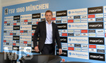 12.06.2017, Fussball Regionalliga Bayern 2017/2018, TSV 1860 Mnchen bereitet sich auf die Saison vor, Trainingsauftakt an der Grnwalderstrasse. Geschftsfhrer Markus Fauser (TSV 1860 Mnchen) kommt zur Pressekonferenz.