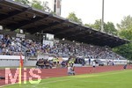 05.07.2017, Fussball Regionalliga Bayern 2017/2018, Saisonvorbereitung, Testspiel SpVgg Landshut - TSV 1860 Mnchen, im Stadion Landshut, 1600 Zuschauer auf der Tribne in Landshut.