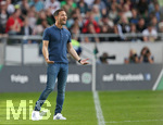 27.08.2017, Fussball 1. Bundesliga 2017/2018, 2. Spieltag, Hannover 96 - FC Schalke 04, in der HDI-Arena Hannover. Trainer Domenico Tedesco (Schalke) 