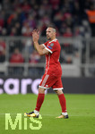 12.09.2017,  Fussball Championsleague 2017/2018, FC Bayern Mnchen - RSC Anderlecht, in der Allianz-Arena Mnchen. Franck Ribery (FC Bayern Mnchen) wird ausgewechselt.