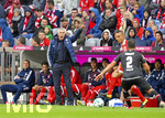 16.09.2017,  Fussball 1.Liga 2017/2018, 4.Spieltag, FC Bayern Mnchen - 1.FSV Mainz 05, in der Allianz-Arena Mnchen. Trainer Carlo Ancelotti (FC Bayern Mnchen) in Rage.