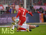 16.09.2017,  Fussball 1.Liga 2017/2018, 4.Spieltag, FC Bayern Mnchen - 1.FSV Mainz 05, in der Allianz-Arena Mnchen. Franck Ribery (FC Bayern Mnchen) scheitert hier an Torwart Rene Adler (FSV Mainz 05).