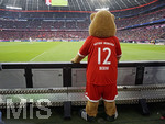16.09.2017,  Fussball 1.Liga 2017/2018, 4.Spieltag, FC Bayern Mnchen - 1.FSV Mainz 05, in der Allianz-Arena Mnchen. Berni das Bayern-Maskottchen steht an der Bande.