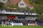 03.10.2017, Fussball Regionalliga Bayern 2017/2018, 14.Spieltag, VfB Eichsttt - TSV 1860 Mnchen, im LIQUI-MOLY Stadion Eichsttt,  ber der Tribne haben sich Zuschauer die Bersten Pltze ausgesucht. 
