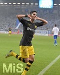 24.10.2017, Fussball DFB-Pokal 2017, 2.Runde, 1.FC Magdeburg - Borussia Dortmund, in der MDCC-Arena Magdeburg, Marc Bartra (Dortmund) Torjubel. 