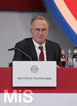 24.11.2017, Fussball Bundesliga 2017/2018,  FC Bayern Mnchen, Jahreshauptversammlung im AUDI-Dome Mnchen. Vorstandsvorsitzender Karl-Heinz Rummenigge (FC Bayern Mnchen).