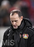 08.12.2017,  Fussball 1.Liga 2017/2018, 15.Spieltag, VfB Stuttgart - Bayer Leverkusen, in der Mercedes Benz Arena Stuttgart. Trainer Heiko Herrlich (Leverkusen).