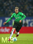 04.02.2018, Fussball 1. Bundesliga 2017/2018, 21. Spieltag, Hamburger SV - Hannover 96, im Volksparkstadion Hamburg. Felix Klaus (Hannover) 