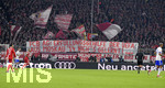 10.02.2018,  Fussball 1.Liga 2017/2018, 22.Spieltag,  FC Bayern Mnchen - FC Schalke 04, in der Allianz Arena Mnchen.  Bayernfans protsstieren 
