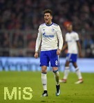 10.02.2018,  Fussball 1.Liga 2017/2018, 22.Spieltag,  FC Bayern Mnchen - FC Schalke 04, in der Allianz Arena Mnchen. Leon Goretzka (FC Schalke 04) unzufrieden.