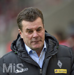 11.02.2018,  Fussball 1.Liga 2017/2018, 22.Spieltag,  VfB Stuttgart - Borussia Mnchengladbach, in der Mercedes-Benz-Arena Stuttgart. Trainer Dieter Hecking (Borussia Mnchengladbach) 