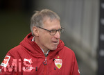 11.02.2018,  Fussball 1.Liga 2017/2018, 22.Spieltag,  VfB Stuttgart - Borussia Mnchengladbach, in der Mercedes-Benz-Arena Stuttgart. Sportdirektor Michael Reschke (Stuttgart).