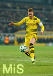 18.02.2018, Fussball 1. Bundesliga 2017/2018, 23. Spieltag, Borussia Mnchengladbach - Borussia Dortmund, im Borussia-Park Mnchengladbach. Marco Reus (Dortmund) 