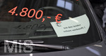 24.02.2018, Die Mncher Autotage im Rahmen der Reise- und Freizeitmesse f.r.e.e. in Mnchen im neuen Messegelnde Riem.   4800 EURO Rabatt, Schild: Ich bin leider schon verkauft!