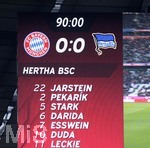 24.02.2018,  Fussball 1.Liga 2017/2018, 24.Spieltag,  FC Bayern Mnchen - Hertha BSC Berlin, in der Allianz Arena Mnchen. Endstand 0:0