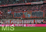 10.03.2018,  Fussball 1.Liga 2017/2018, 26.Spieltag,  FC Bayern Mnchen - Hamburger SV, in der Allianz Arena Mnchen. Es wird in der Sdkurve an die DFB Pokalsieger von 1957 gedacht.