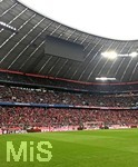 10.03.2018,  Fussball 1.Liga 2017/2018, 26.Spieltag,  FC Bayern Mnchen - Hamburger SV, in der Allianz Arena Mnchen. Die groe neue elektronische Anzeigetafel unterm Stadiondach ist ausgefallen. 