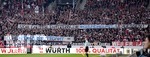 11.03.2018,  Fussball 1.Liga 2017/2018, 26.Spieltag,  VfB Stuttgart - RB Leipzig, in der Mercedes-Benz-Arena Stuttgart. Fans Stuttgart mit einem Transparent auf dem steht: 