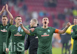 17.03.2018,  Fussball 1.Liga 2017/2018, 27.Spieltag, FC Augsburg - SV Werder Bremen, in der WWK-Arena Augsburg, Schlussjubel Max Kruse (SV Werder Bremen).