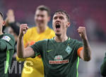 17.03.2018,  Fussball 1.Liga 2017/2018, 27.Spieltag, FC Augsburg - SV Werder Bremen, in der WWK-Arena Augsburg, Schlussjubel, Max Kruse (SV Werder Bremen) .