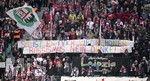 18.03.2018,  Fussball 1.Liga 2017/2018, 27.Spieltag, RB Leipzig - FC Bayern Mnchen, in der Red Bull Arena Leipzig. Leipzig Fans gegen Rassismus: 