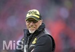 31.03.2018, Fussball 1. Bundesliga 2017/2018, 28. Spieltag, FC Bayern Mnchen - Borussia Dortmund, in der Allianz-Arena Mnchen. Trainer Peter Stger (Dortmund) 