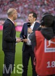 14.04.2018, Fussball 1. Bundesliga 2017/2018, 30. Spieltag, FC Bayern Mnchen - Borussia Mnchengladbach, in der Allianz-Arena Mnchen. Sportdirektor Hasan Salihamidzic (Bayern Mnchen) beim SKY-Sport TV-Interview.