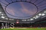 17.04.2018, Fussball DFB Pokal 2017/2018, Halbfinale, Bayer Leverkusen - FC Bayern Mnchen, in der BayArena Leverkusen. Stadiondach.
