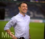18.04.2018, Fussball DFB Pokal 2017/2018, Halbfinale, FC Schalke 04 - Eintracht Frankfurt, in der Veltins Arena auf Schalke. Trainer Niko Kovac (Eintracht Frankfurt) beim TV-Interview. 
