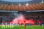 19.05.2018, Fussball DFB-Pokal Finale 2018, FC Bayern Mnchen - Eintracht Frankfurt, im Olympiastadion in Berlin. Pyro im Fanblock von Eintracht Frankfurt