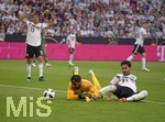 08.06.2018, Fussball Lnderspiel, Deutschland - Saudi Arabien, in der BayArena Leverkusen. re: Ilkay Gndogan (Deutschland) gegen Torwart Abdullah Al-Muaiouf (Saudi-Arabien) 