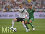 08.06.2018, Fussball Lnderspiel, Deutschland - Saudi Arabien, in der BayArena Leverkusen. v.l. Marco Reus (Deutschland) gegen Abdullah Otayf (Saudi-Arabien) 