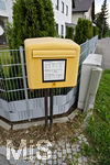 14.06.2018,   Bad Wrishofen,  Briefkasten der Deutschen Post an der Strasse.