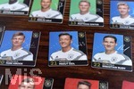 17.06.2018, REWE-Sammelkarten zur Fussball WM-2018 in Russland,  Der kleine DFB-Fan Lars Schssler aus Mindelheim (Bayern) sammelt begeistert die Karten. (Modelreleased!) 