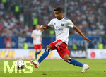 03.08.2018, Fussball 2. Bundesliga 2018/2019, 1. Spieltag, Hamburger SV - Holstein Kiel, im Volksparkstadion Hamburg. Douglas Santos (Hamburg) 