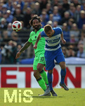 07.10.2018, Fussball 3. Liga 2018/2019, 11. Spieltag, SV Meppen - TSV 1860 Mnchen, in der Hnsch-Arena Meppen. (L-R) Adriano Grimaldi (1860 Mnchen) im Zweikampf mit Marco Komenda (SV Meppen)

