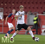 12.10.2018,  Fussball U21 EM-Qualifikationsspiel, Deutschland - Norwegen, im AUDI-Sportpark in Ingolstadt. Arne Maier (Deutschland) 

