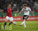 12.10.2018,  Fussball U21 EM-Qualifikationsspiel, Deutschland - Norwegen, im AUDI-Sportpark in Ingolstadt. re: Luca Waldschmidt (Deutschland).

