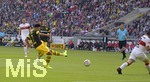 20.10.2018, Fussball 1. Bundesliga 2018/2019, 8. Spieltag,  VfB Stuttgart - Borussia Dortmund, in der Mercedes Benz Arena Stuttgart,  Torschuss durch Jadon Sancho (Dortmund) zum 1:0.


