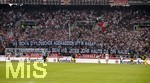 20.10.2018, Fussball 1. Bundesliga 2018/2019, 8. Spieltag,  VfB Stuttgart - Borussia Dortmund, in der Mercedes Benz Arena Stuttgart,  Stuttgarter Fans kritisieren im schwbischen Dialekt den Trainer-Rauswurf: 